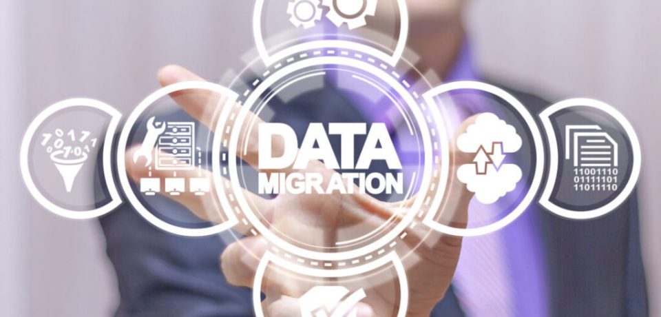 Data,Migration,Concept.,Web,Information,Host,Transfer. How to simplify the data migration from any ERP to Oracle Cloud?